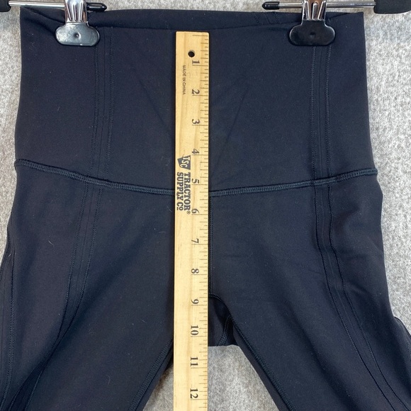 Lululemon Wunder Under High Rise Peak cropped leggings size 4 black yoga running - Picture 9 of 15
